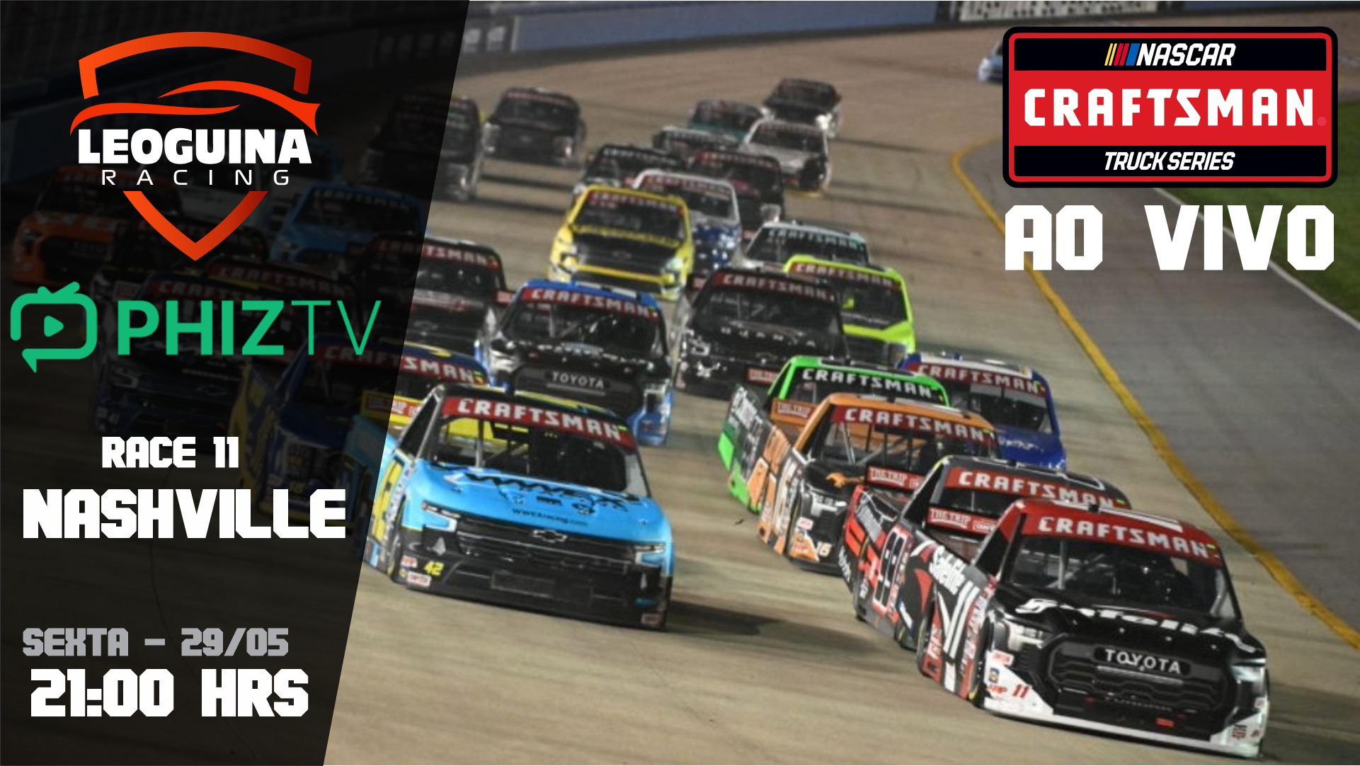 🏆 NASCAR Truck Series 2026 | AO VIVO | Race 11 | Nashville | Allegiance 200