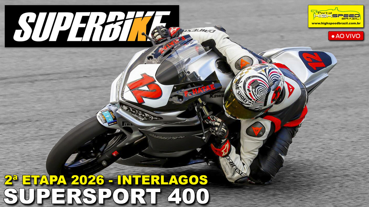 🔴 SUPERBIKE BRASIL | 2ª Etapa 2026 | SuperSport 400cc | Interlagos (SP ...